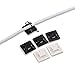 Cable Matters 100-Pack Self-Adhesive Cable Tie Mounts and 6 Inch Nylon Cable Ties in White