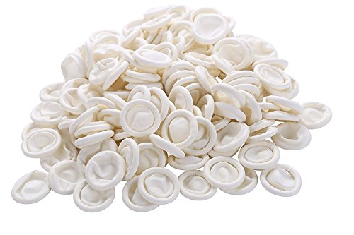 RuoFeng Anti-Fouling and Anti-Static Latex Finger Cots for Electronic Maintenance Medicine Jewelry Cleaning Cosmetology Picking and Other Applications (Pack of 330) - Thumbnail 2