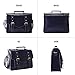 ECOSUSI Messenger Bag for Women Briefcase Messenger Laptop Bag PU Leather Satchel Work Bags Fits 14