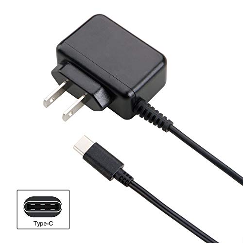 ICV 5V 2A USB C Wall Charger with US Adapter for Samsung Galaxy S8, S8 Plus, Note 8, LG G5, G6, HTC 10, Nexus 6P, 5X and Other Type-C 5V Supported Device (Black)