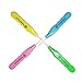 Easyinsmile Earwax Removal with LED Light Ear Pick Tool Curette Earwax Remover Cleaner Safe Flashing for Kids Baby (Random Colors (4pcs Set))