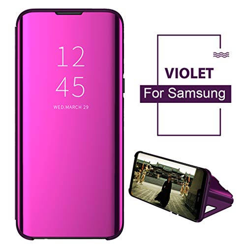 Bokoo Smart View Mirror with Auto Sleep Wake Flip Anti-Scratches Stand Case Cover for Samsung Galaxy S10e 5.8inch PhoneCase