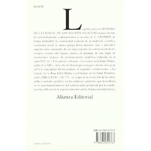 1: Historia de la ciencia / Augustine to Galileo: De San Agustín a Galileo. La ciencia de la edad media: Siglos V-XIII / Science in the Middle Ages V