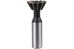 HSS Dovetail Cutter Straight Shank End Mill Cutter Metal Working Mold Tool Router Bit