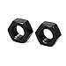Uxcell a16033100ux0569 M6 Carbon Steel Grade 8 Hexagon Hex Nut Black (Pack of 50)
