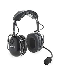 Estuche portátil de entrada auxiliar Aux Headset Aviation de Cadence CA501 Premium PNR   Negro