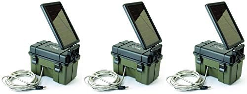 HME HME-12VBBSLR Trail Camera 12V / Solar Auxiliary Power Pack (Вundlе оf Тhrее)