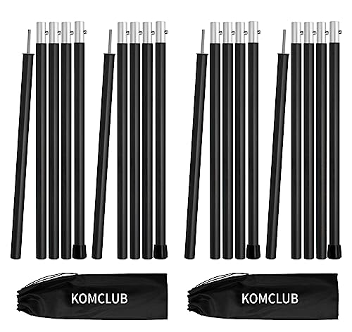 KOMCLUB 4 Set Segmentierte Aluminium Zeltstangen