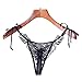 Sexy Underwear ,BeautyvanWomen Sexy Lace Lady Briefs Lingerie Knickers G-string Thongs Panties Underwear (Black, Free Size)