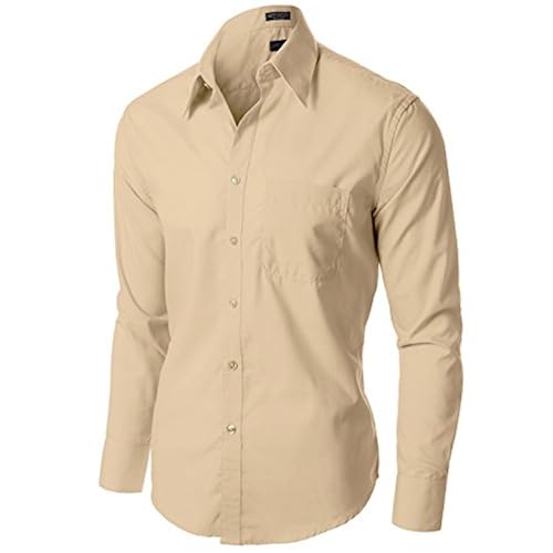 Military Khaki Dress Shirt