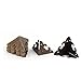 Uxcell a16062000ux0509 Corner PROTECTOR, Some Screws METAL Corner PROTECTOR Bronze Tone 12Pcs for Box Table