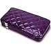 64 Capacity Pu Leather Cover CD / DVD Wallet, Various Colors - Purple