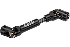 EPINON Stainless Steel Driveshaft Heavy-Duty Drive Shaft for TRX4 Axial SCX10 90046 AXI03007 RC 1/10 Crawler Car Upgrade Accessories (75-89mm)