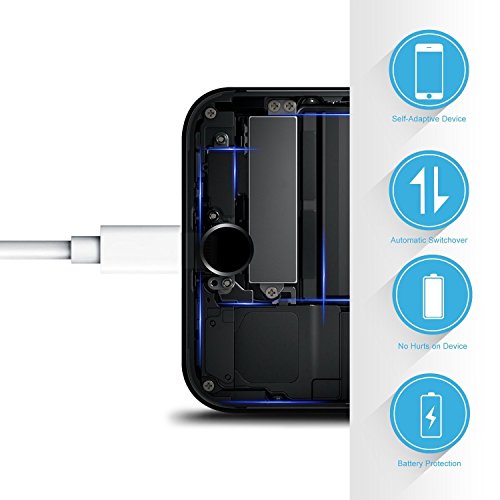 Phone Cable, Quntis 4Pack 3FT 3FT 6FT 6FT Fast Charging USB Cable Certified Compatible with Phone X 8 Plus 7 Plus 6S Plus 6 Plus 5 5S 5C SE Pod Pad Pro and More, White