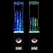 DE Dancing Water Speakers, Multi Color Illumination, Great for Christmas Parties, Desktop Space, Works with iPad, iPod, iPhone, Android Smart Phone, Tablet, MP3 Player, Computer PC and Mac