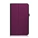Fintie NuVision 8 Inch Tablet Case - Premium PU Leather Folio Cover with Stylus Holder for 2016 NuVision TM800W560L / 2017 NuVision TM800W610L / TM800P610L 8-Inch Windows Tablet, Purple