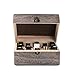 Vintage Essential Oil Box / Case Storage + 288 Labels + Essential Oil Opener + 12 Pipettes - Foam Insert For Travel - Natural Paulownia 25 Holds - Retro Box Match Your Home Decro