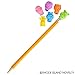 Neliblu Zoo Animal Pencil Top Erasers Zoo Animal Fidget Pencil Top Erasers Bulk Pack 24