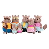 Li'l Woodzeez - Squirrel Family Set with Grandparents (7pc)