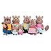 Li'l Woodzeez - Squirrel Family Set with Grandparents (7pc)
