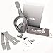 [Upgraded] Snorkel Mask Set for Adults, Full Face Easybreath Anti-Leak Diving Gear with 180° Panoramic Sea View with Anti-Fog Ventilation and Action Camera Mount by Smarssen (Gray, Small)