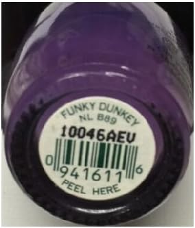 Funkey Dunkey NL B89 Nail Polish Lacquer .5oz 1 Bottle New