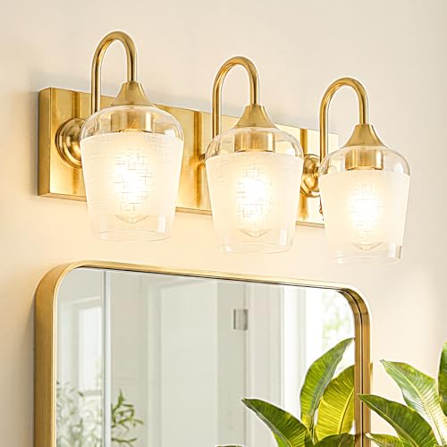 FYNVEX 3-light Bathroom Vanity Light Fixture Over