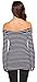 Womens Sexy Off The Shoulder Tops Long Sleeve Shirts Striped Juniors Casual Tops NavyStripes XL