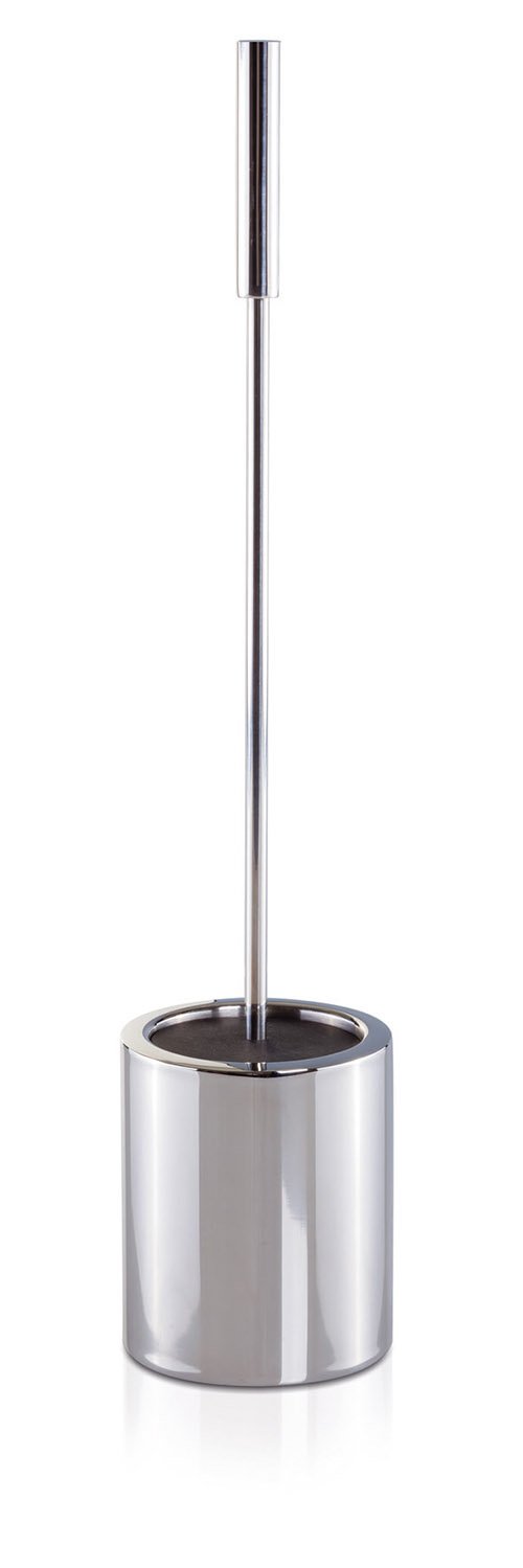 Möve Deco Toilet Brush Set 10 x 49 cm Made of Stainless Steel, Silver