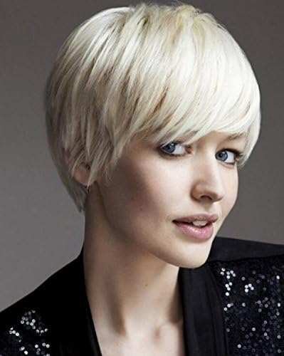 New Style Fashion Short and Sassy Women Creamy White Wig