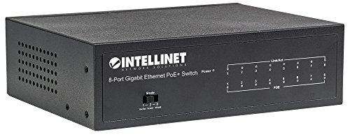 Intellinet Network Solutions 561204 8-Port Gigabit Ethernet PoE+ Switch
