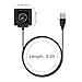Fitbit Blaze Charger, Vancle® Replacement Charger Charging Cradle Dock Adapter for Fitbit Blaze Smart Fitness Watch, Black