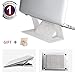Invisible Laptop Stand Portable-RUCACIO Adhesive Laptop Stand Lightweight Kickstand Foldable Seamless Appendage of Computer Dual-Angle Adjustment Anti-Slide Fits Mac Book,Laptops,iPad, Tablet (Gray)