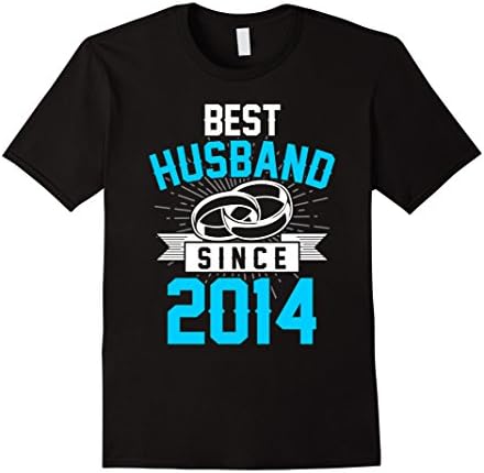 Mens Best Husband Since 3 Years Anniversary Gift For Him Shirt XL Black