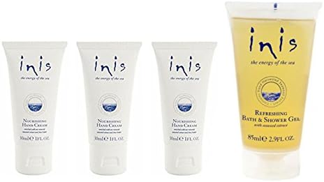 Inis the Energy of the Sea Nourishing Hand Cream and Shower Gel - 4 Piece Set