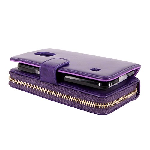 image for Galaxy S5 Case - Cellularvilla Pu Leather flip Wallet Bag Pouch Case w