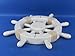 Hampton Nautical Rustic White Ship Wheel, 12