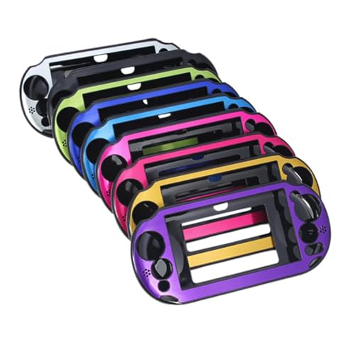 OSTENT Colorful Aluminum Metal Skin Protective Cover Case for Sony PS Vita PSV PCH-2000 - Color Gold