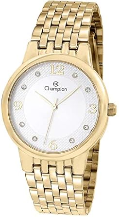Kit, Relógio Analógico, Champion, Mais semi-jóia, Feminino, CN24146W, Dourado