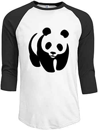 Man Fashion Hot Sale Panda 3/4 Sleeve Raglan Sleeves