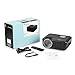 Video Projector, Houzetek 2500 Lumens Multimedia Home Theater Video Projector Support 1080P HDMI USB SD Card VGA AV for Home Cinema TV Laptop Game iPhone Andriod Smartphone with HDMI Cable