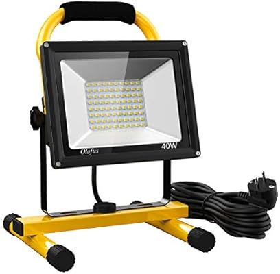 Olafus 40W Foco LED Trabajo 4000LM, Equivalente a 260W Halógeno ...