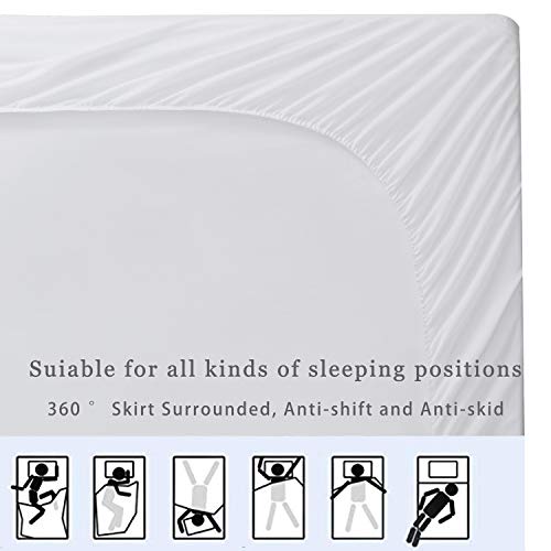 Ubauba Queen Mattress Pad - Down Alternative Mattress Protector Quilted Fitted Sheet Mattress Cover - Queen / 60x80