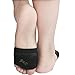 ISYITLTY Women's Dance Shoes Paws Pad Foot Thong Dance Paws Half Shoes Black L