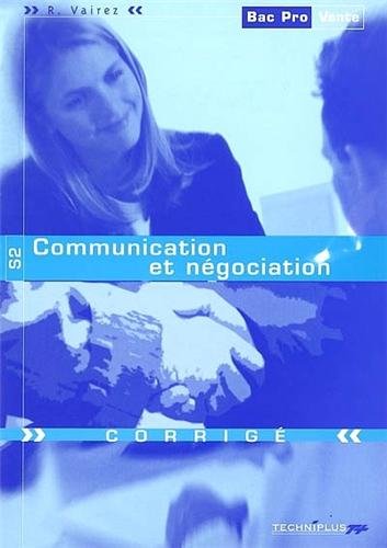 Communication et négociation, S2