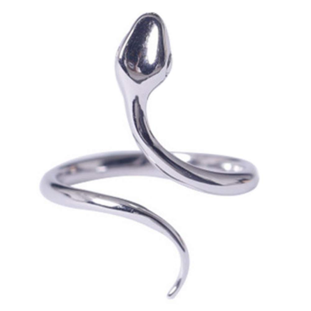 Helen de Lete S925 Sterling Silver Little Snake Adjustable Ring