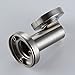 KES ALL Metal Magnetic Door Stop Door Catch Metal Door Holder Doorstop Heavy Duty Conceal Screw Floor Mount Brushed Finish, HDS300-2
