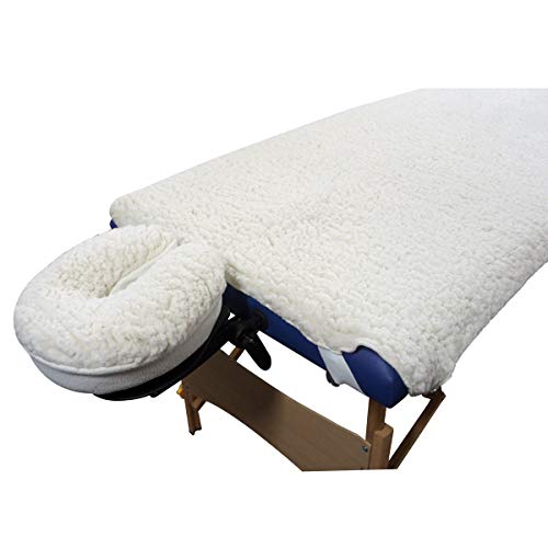 TOA Supply New Deluxe EarthGear Massage Table Sheet Fleece Cover & Face