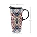 Topadorn Tall Ceramic Travel Mug with Sealed Lid Coffee Cup with Color Box, 17oz. Colouration
