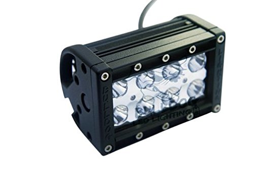 Bulldog Lighting 42DRS-20159 Black 4" Flood Beam Side Bolt Mount Light Bar